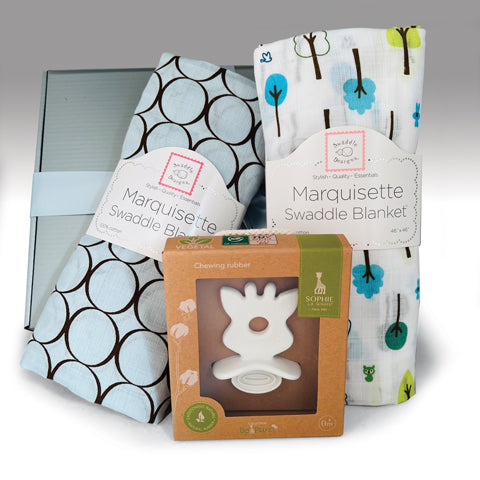 Blue baby gifts CAREBOX San Francisco