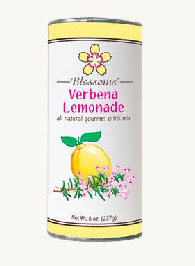 Sweet, refreshing verbena lemonade mix (8 oz) in a tin