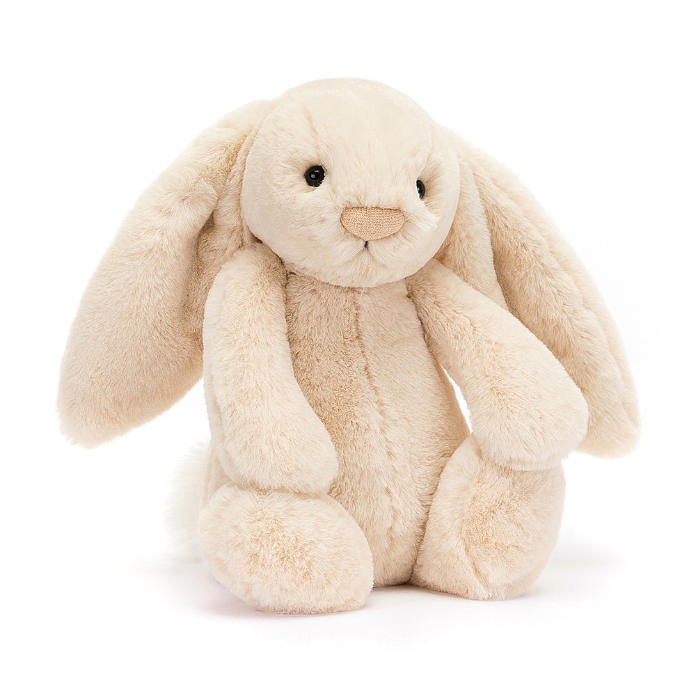 Ultra soft ooff-white bunny with big ears adorable nose