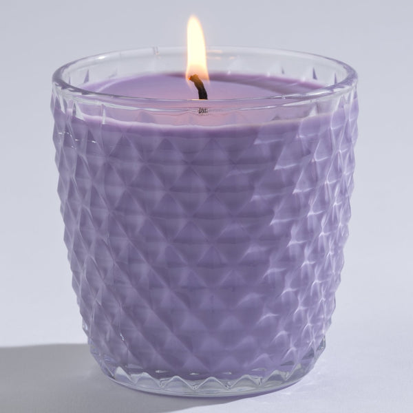 Lavender Soy Candle in Decorative Glass